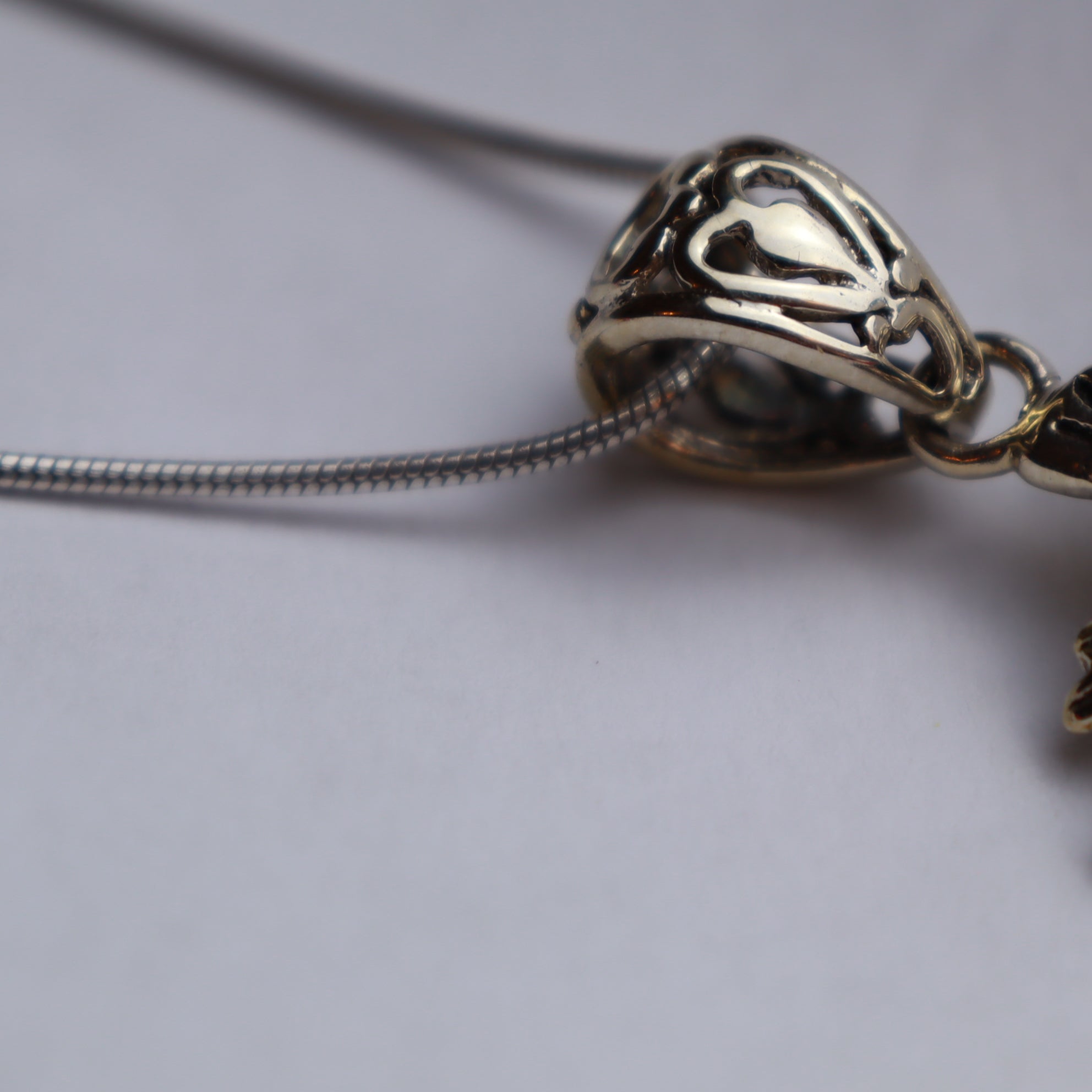 Handmade sterling silver pendant