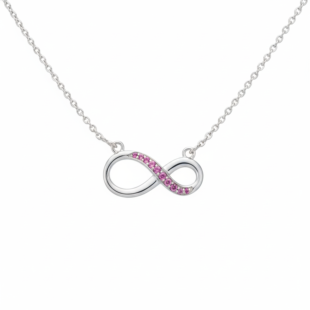 Forever yours - Handmade sterling silver Infinity necklace